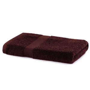 Bavlněný ručník DecoKing Orro hnědý, velikost 70x140