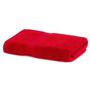 Bavlněný ručník DecoKing Mila 70x140 cm červený, velikost 70x140