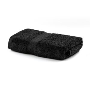 Bavlněný ručník DecoKing Marina černý, velikost 50x100