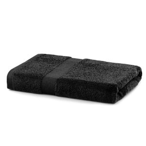 Bavlněný ručník DecoKing Maria černý, velikost 70x140