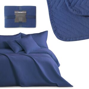 Přehoz na postel DecoKing Messli modrý, velikost 220x240