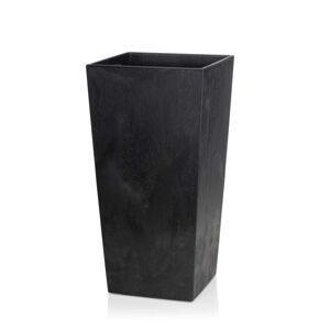 DekorStyle Květináč Porto 57x29 cm černý beton