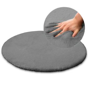 Tutumi Kulatý koberec Rabbit 100cm šedý