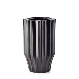 Mondex Keramická váza YVONNE 20 cm černá