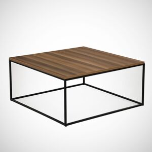 Hanah Home Konferenční stolek Poly 75 cm hnědý