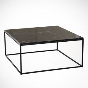 Hanah Home Konferenční stolek Poly 75 cm černý