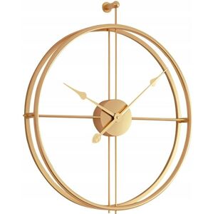 Tutumi 3D nástěnné hodiny Coat 60 cm zlaté