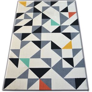 3kraft Kusový koberec SCANDI 18214/763 - trojúhelníky