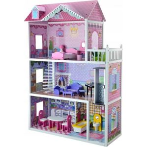 ECOTOYS Domeček pro panenky Barbie s výtahem Miami