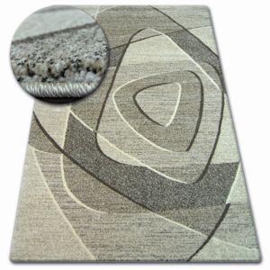 3kraft Kusový koberec SHADOW 8594 krémový / tmavě béžový