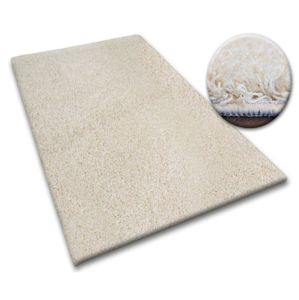 Dywany Lusczow Kusový koberec SHAGGY Izebelie 5cm krémový, velikost 60x100