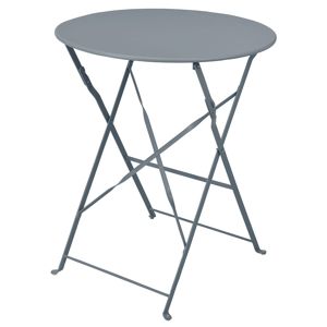 DekorStyle Skládací stolek PUESTA šedý 