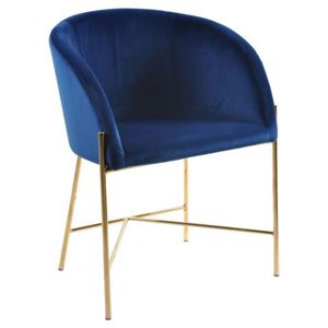 Hector Čalouněná židle Nella modrá