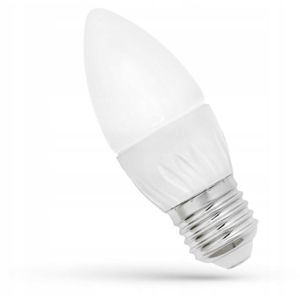 Spectrum LED LED žárovka svíčka E-27 230V 6W teplá bílá