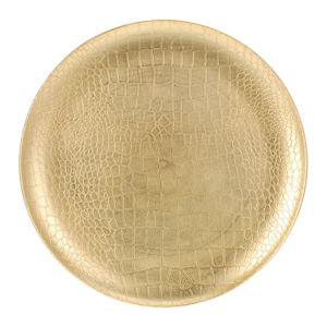 DekorStyle Dekorativní talíř zlatý