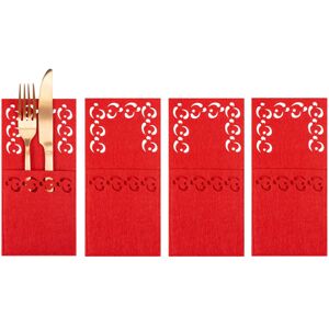 Tutumi Vánoční obal na příbor EGA III 4 ks červený