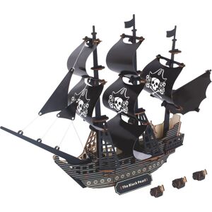 Woodcraft construction kit Dřevěné 3D puzzle Woodcraft: Pirátská loď Černá perla