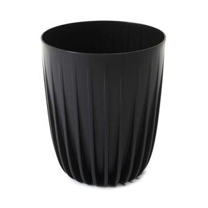 DekorStyle Květináč STRIPPED ECO VI 25 cm černý