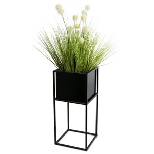 DekorStyle Květinový stojan Willa 50 cm černý