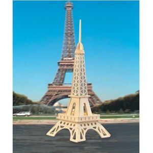 Woodcraft construction kit Dřevěné 3D puzzle Eiffelova věž I