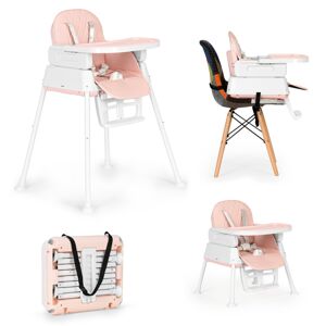 Dětská jídelní židlička 3v1 ALWAYS PINK ECOTOYS růžová