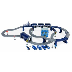 MULTISTORE Železniční trať s policejním městem modrá