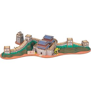 Woodcraft construction kit Dřevěné 3D puzzle Velká čínská zeď