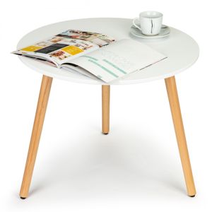 Odkládací stolek Eira ModernHome 60cm bílý
