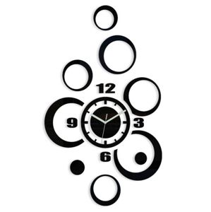 Mazur 3D nalepovací hodiny Alladyn černé