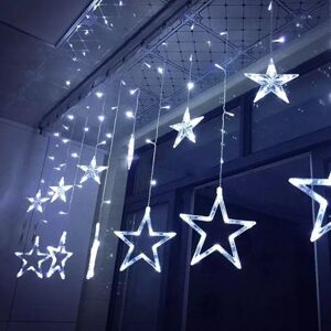 MULTISTORE Vánoční světelný LED řetěz Stars Lights 400 cm studený bílý