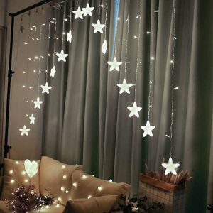 MULTISTORE Vánoční světelný LED řetěz Stars 400 cm studený bílý