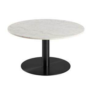 Actona Konferenční stolek Corby bílý mramor/černý