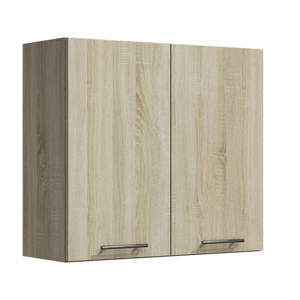 MJ-Furniture Kuchyňská závěsná skříňka Nika 80×60 cm dub sonoma