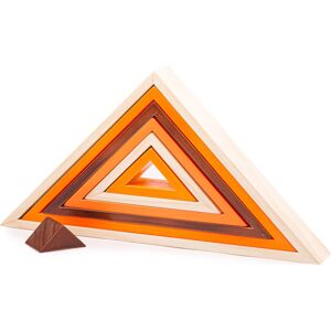 Bigjigs Toys Dřevěné skládací motorické trojúhelníky TRIANGLE I