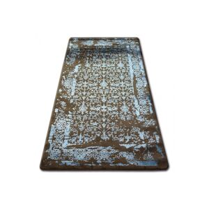 Dywany Lusczow Kusový koberec MANYAS Mariet hnědo-modrý, velikost 200x300
