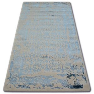 Dywany Lusczow Kusový koberec MANYAS Vadia krémovo-modrý, velikost 80x150