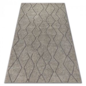 Dywany Lusczow Kusový koberec SOFT CIKCAK krémovo-béžový, velikost 200x290