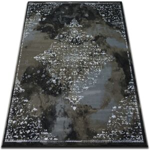 3kraft Kusový koberec VOGUE 478 černý / hnědý, velikost 133x190