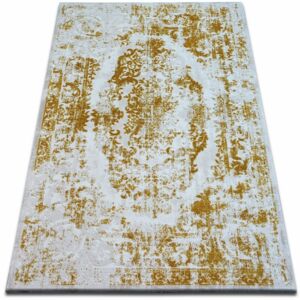 3kraft Kusový koberec BEYAZIT Hellia bílo-zlatý, velikost 160x235