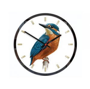 Mazur Nástěnné hodiny Bird Unikat bílé